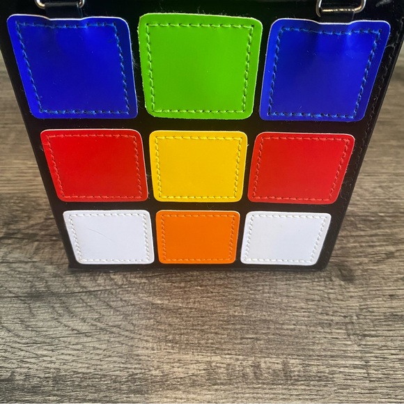 Colorful cube purse - Picture 6 of 6